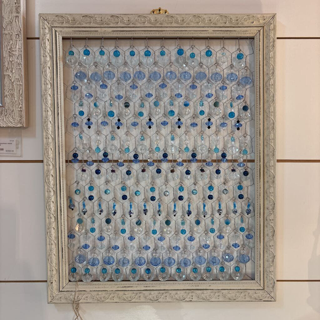 Handcrafted Chicken Wire Bead Suncatcher