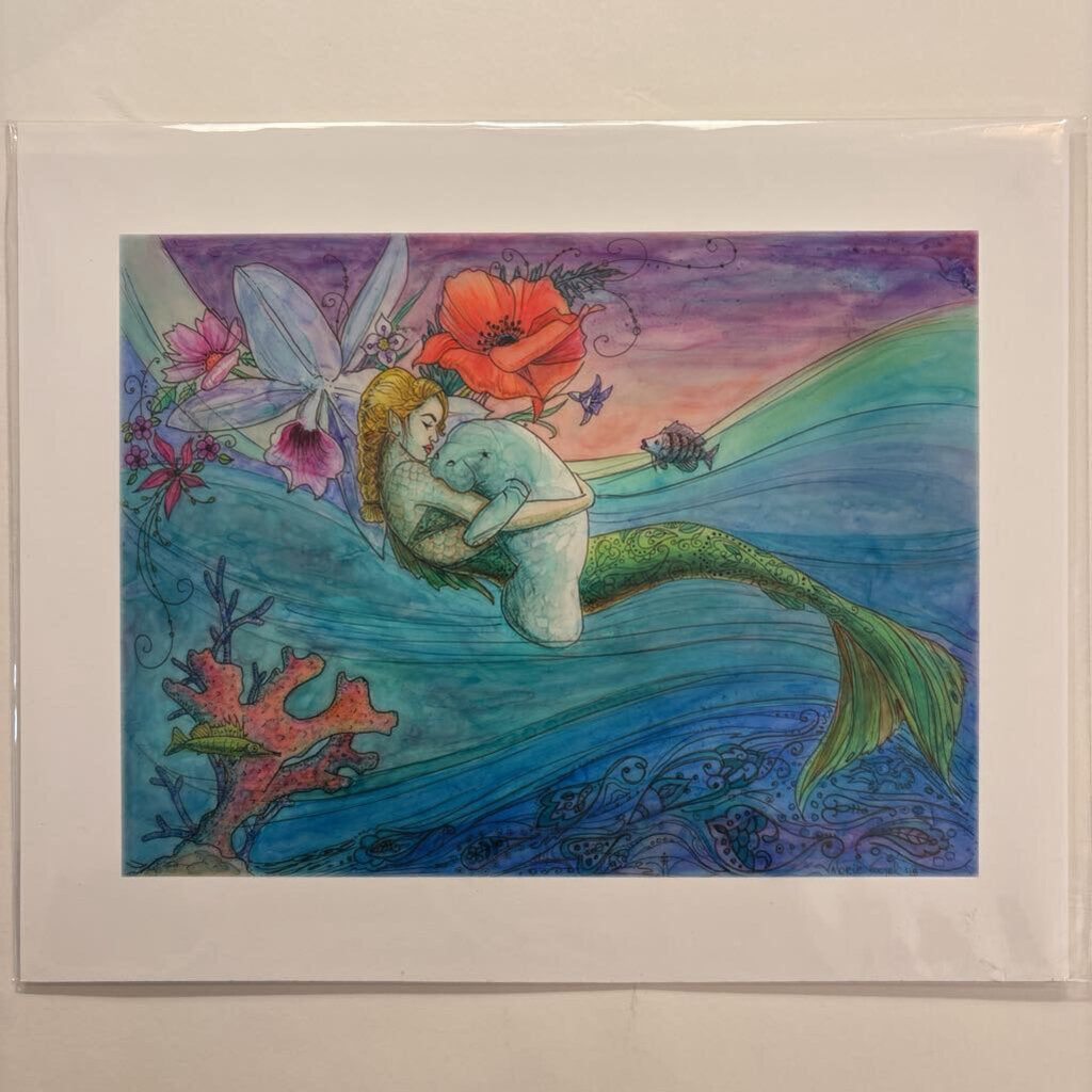 Mermaid & Manatee