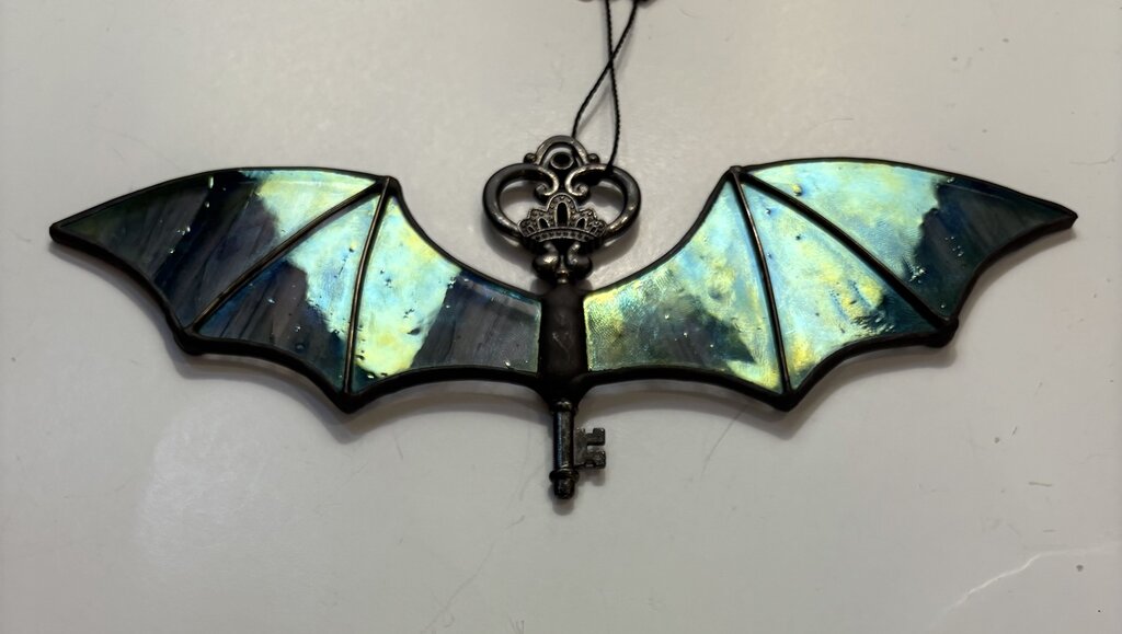 Stained Glass Art- Key Bat