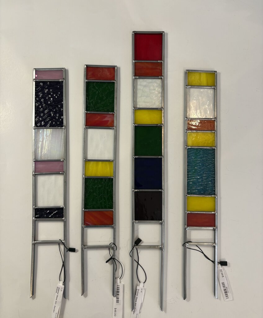 Stained Glass Art- Garden Stakes