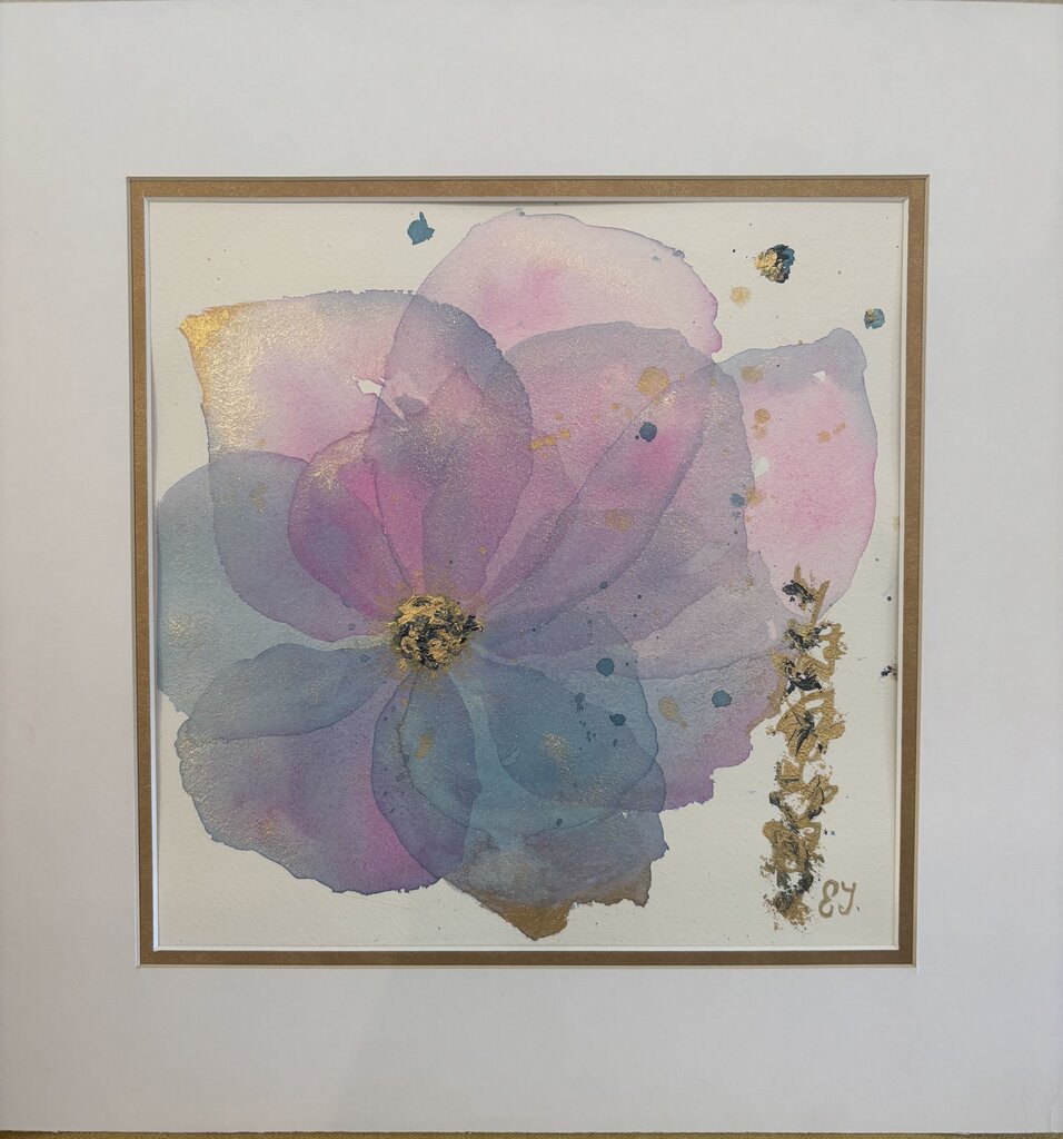 Watercolor Flower Original by Elaine