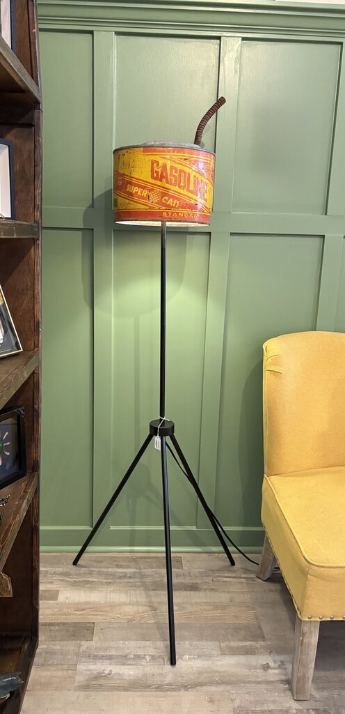 Vintage Gas Can Floor Lamp