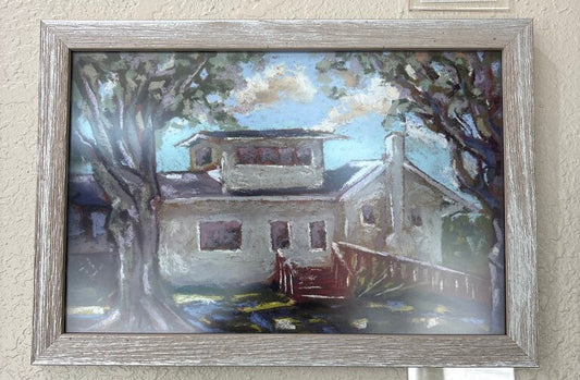 The Cottage- Weaver park -Pastel Original