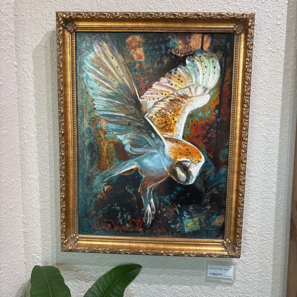Barn Owl In Flight - Original