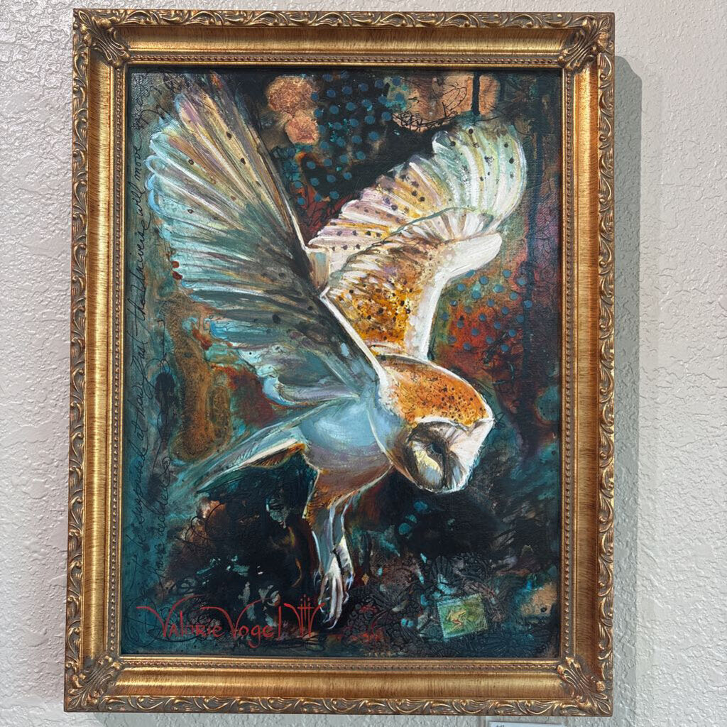 Barn Owl In Flight - Original