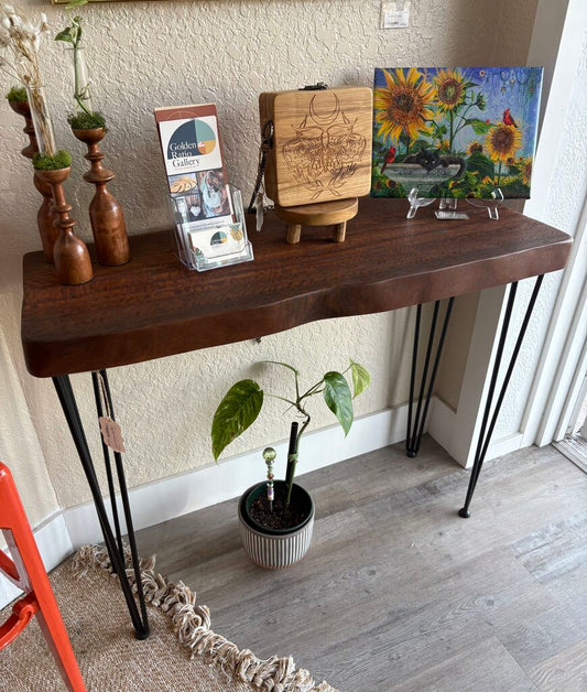 Live Edge Jakaranda Console Table