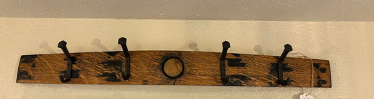 Bourbon Barrel Stave-Coat Hanger