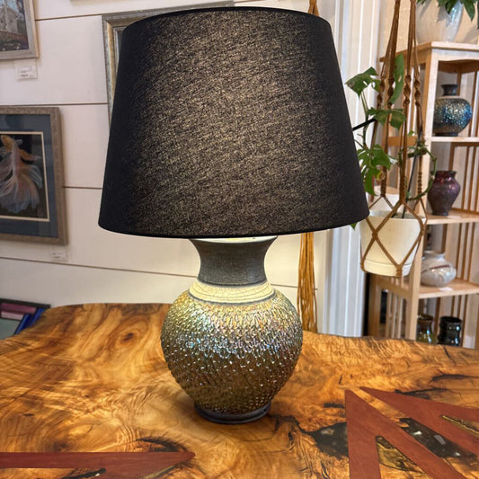 Raku Art Pottery Table lamp