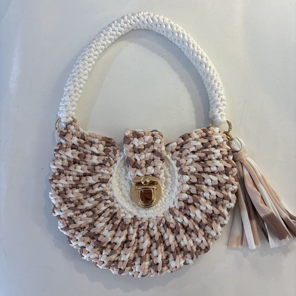 Handmade Shell Latch Crochet Bag