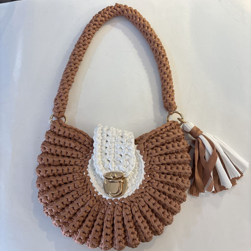 Handmade Shell Latch Crochet Bag