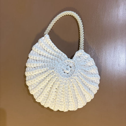 Handmade Small Seashell Crochet Bag
