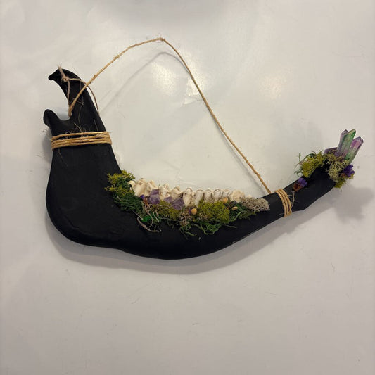 Adorned Cow Jaw Bone