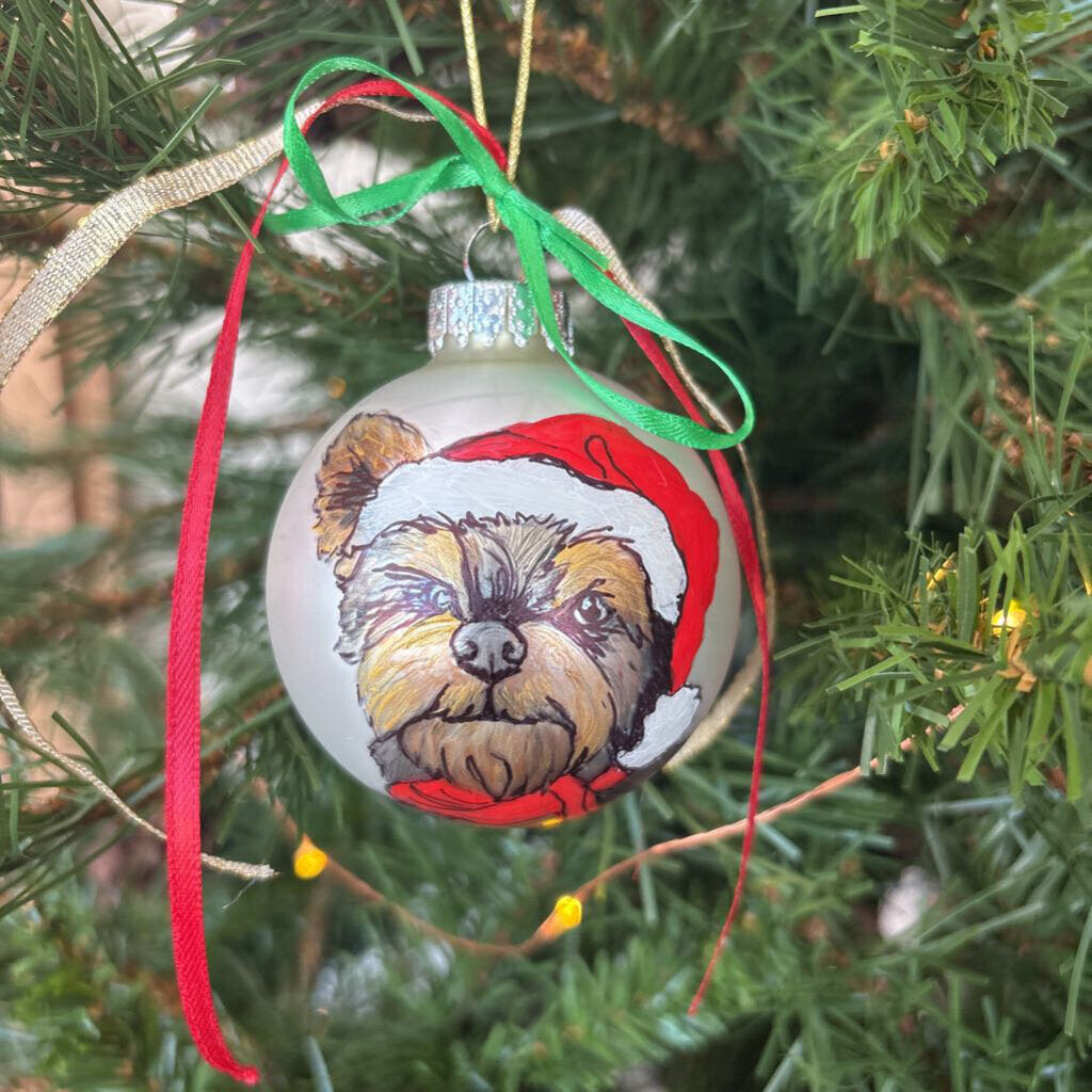 Hand Painted Glass Ornaments