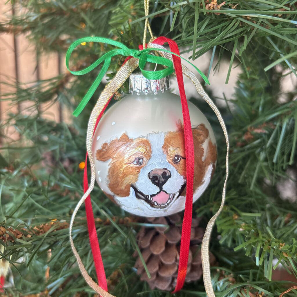 Hand Painted Glass Ornaments
