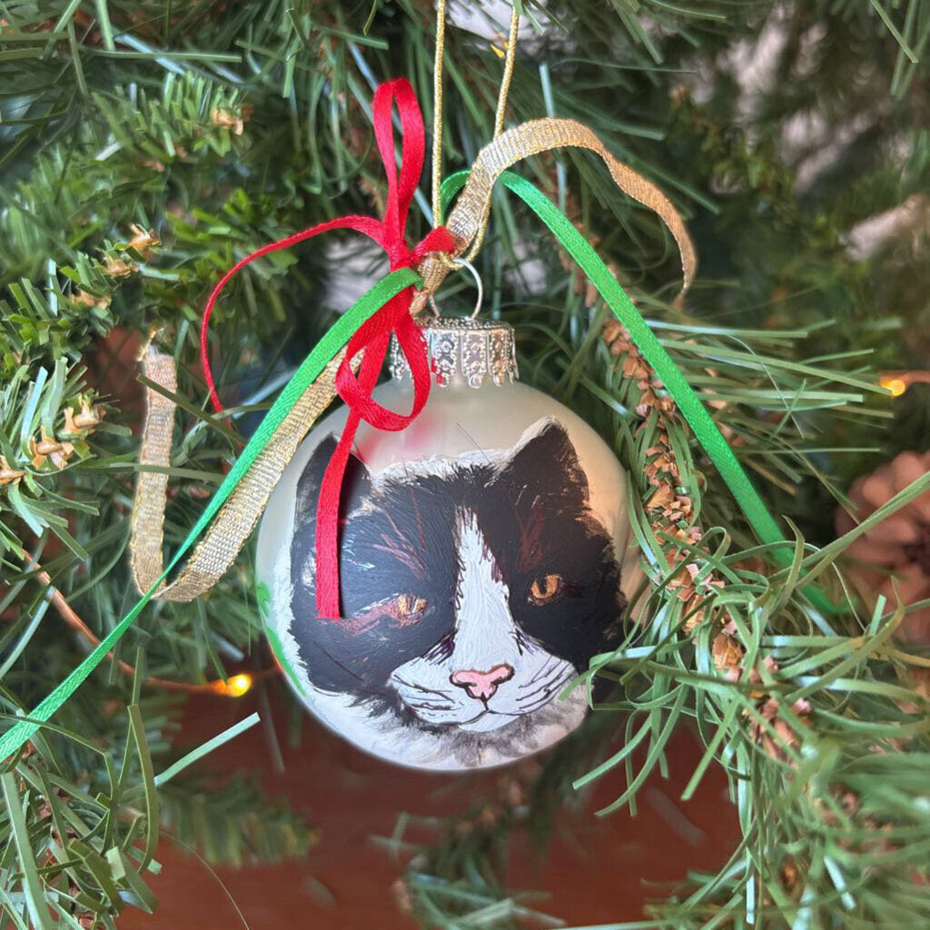 Hand Painted Glass Ornaments