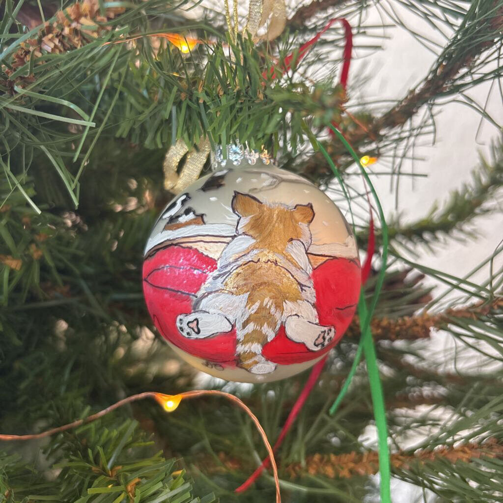 Hand Painted Glass Ornaments