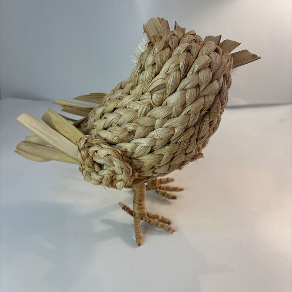 Handcrafted Raffia Woodland Owl