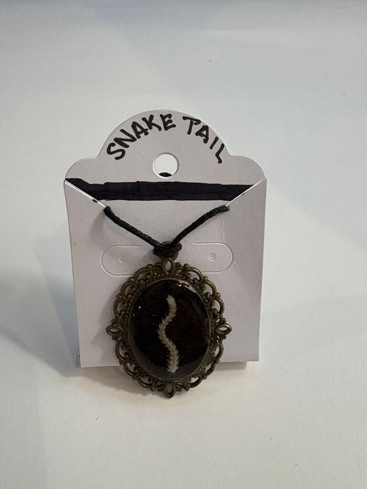 Snake Tail Pendant Necklace