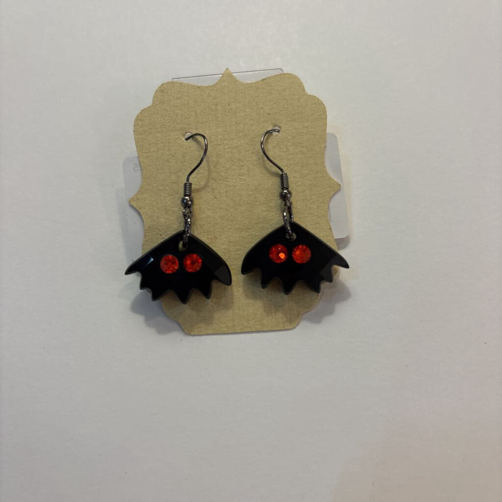 Swarovski Crystal Bat Earrings