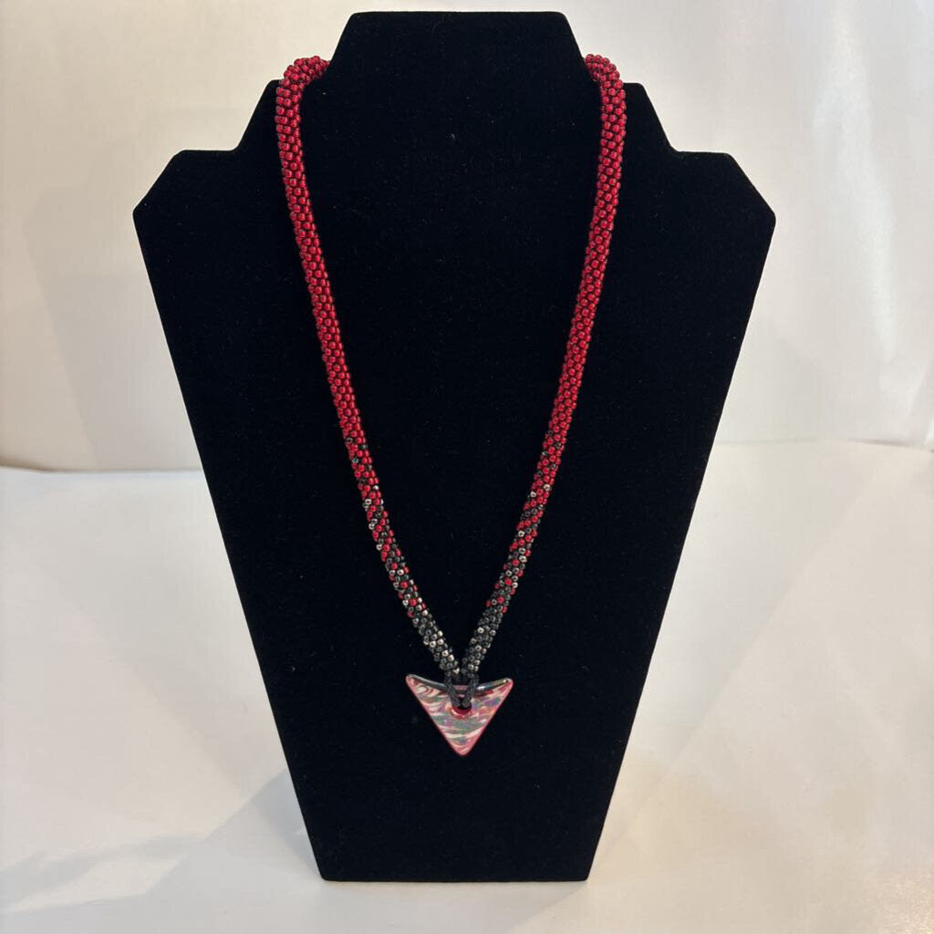 Kumihimo Arrow Necklace