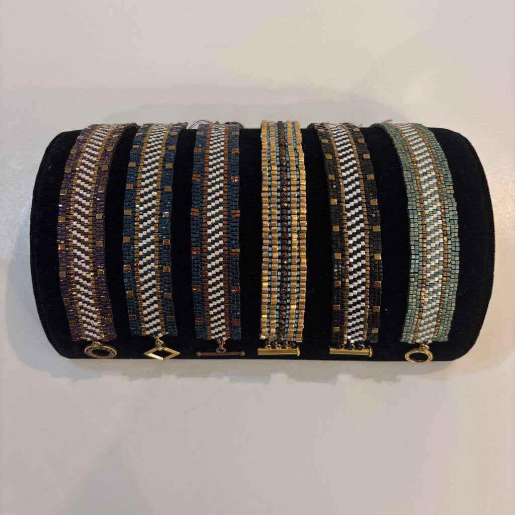 Hand Sewn Peyote Delica Bead Bracelet