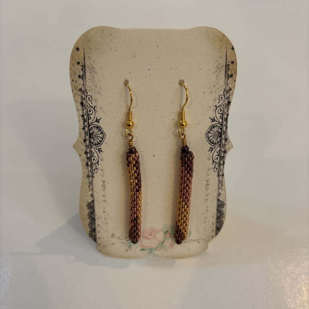 Hand Sewn Peyote Miyuki Delica Earrings