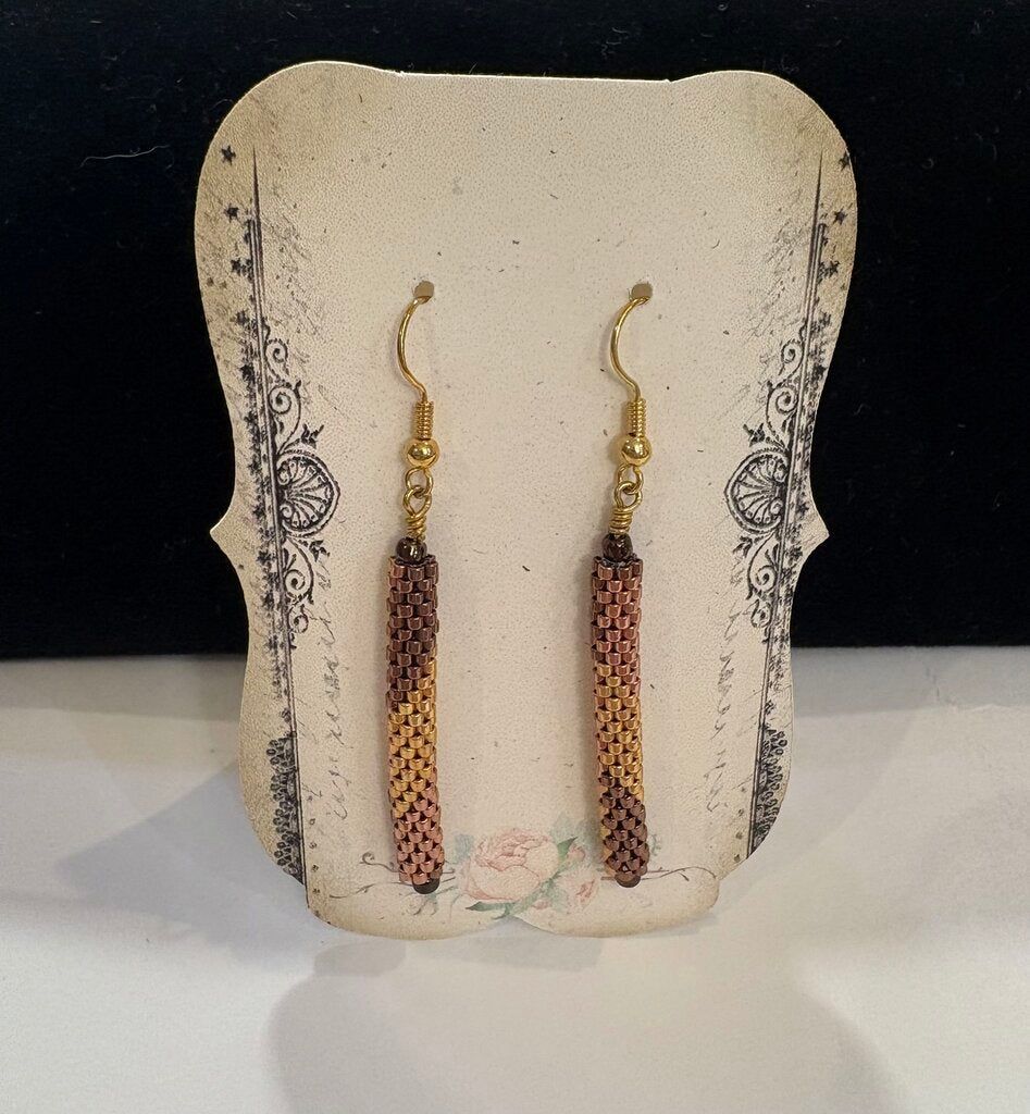 Hand Sewn Peyote Miyuki Delica Earrings