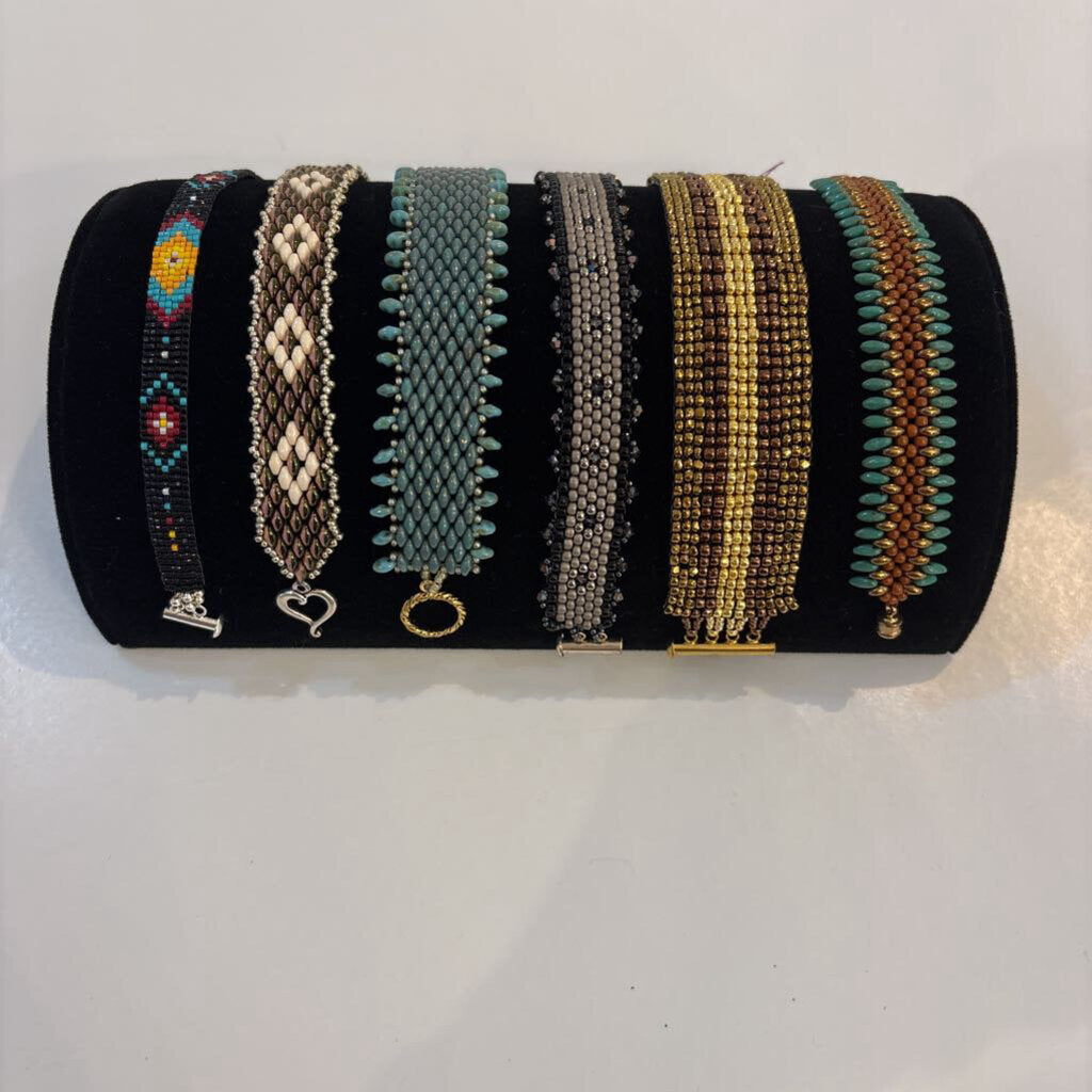 Hand Sewn Miyuki Bead Bracelet