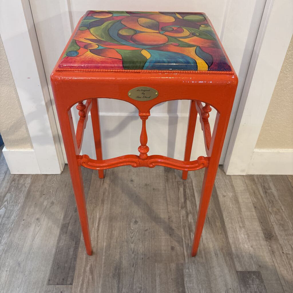 Hand Painted Accent Table