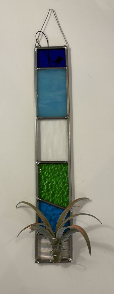 Stained Glass Art- Air Plant Holder