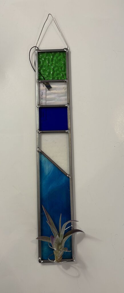 Stained Glass Art- Air Plant Holder