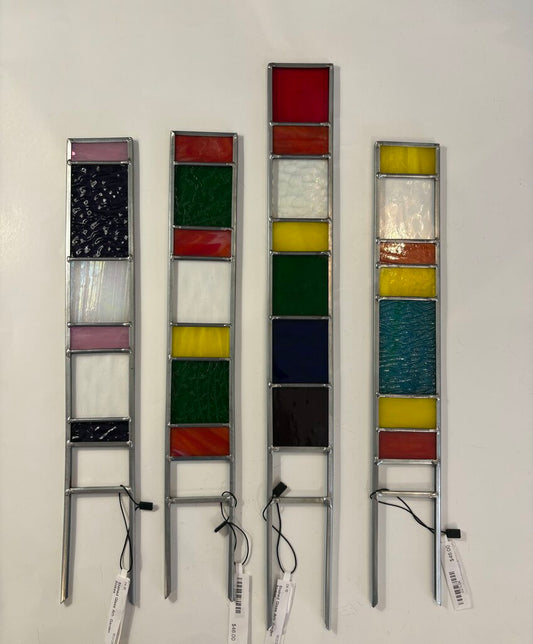 Stained Glass Art- Garden Stakes