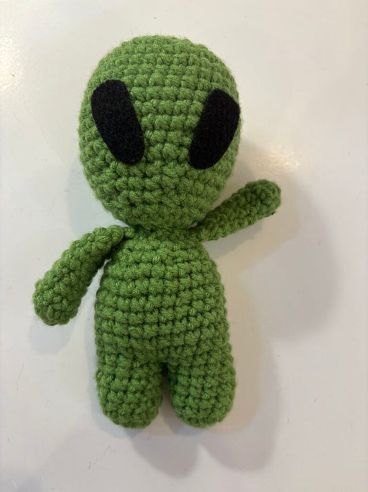 Handmade Crafty Critter- Green Alien