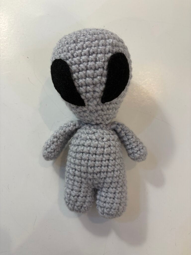 Handmade Crafty Critter- Grey Alien