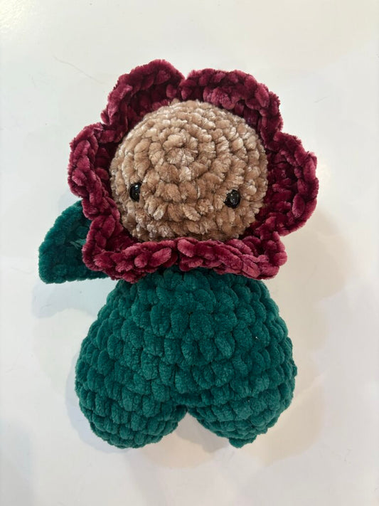 Handmade Crafty Critter- Chenille Flower
