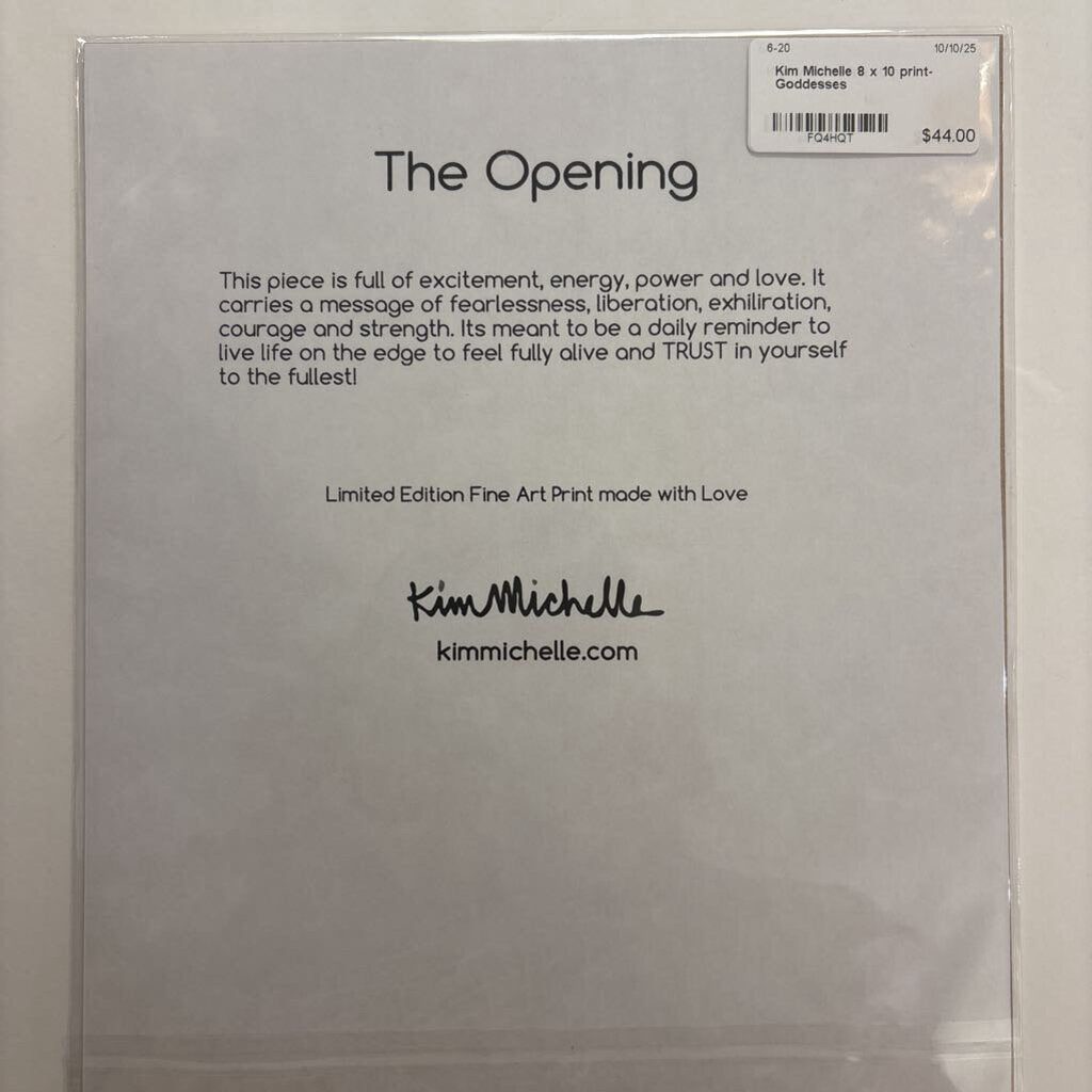 Kim Michelle 8 x 10 print- Goddesses