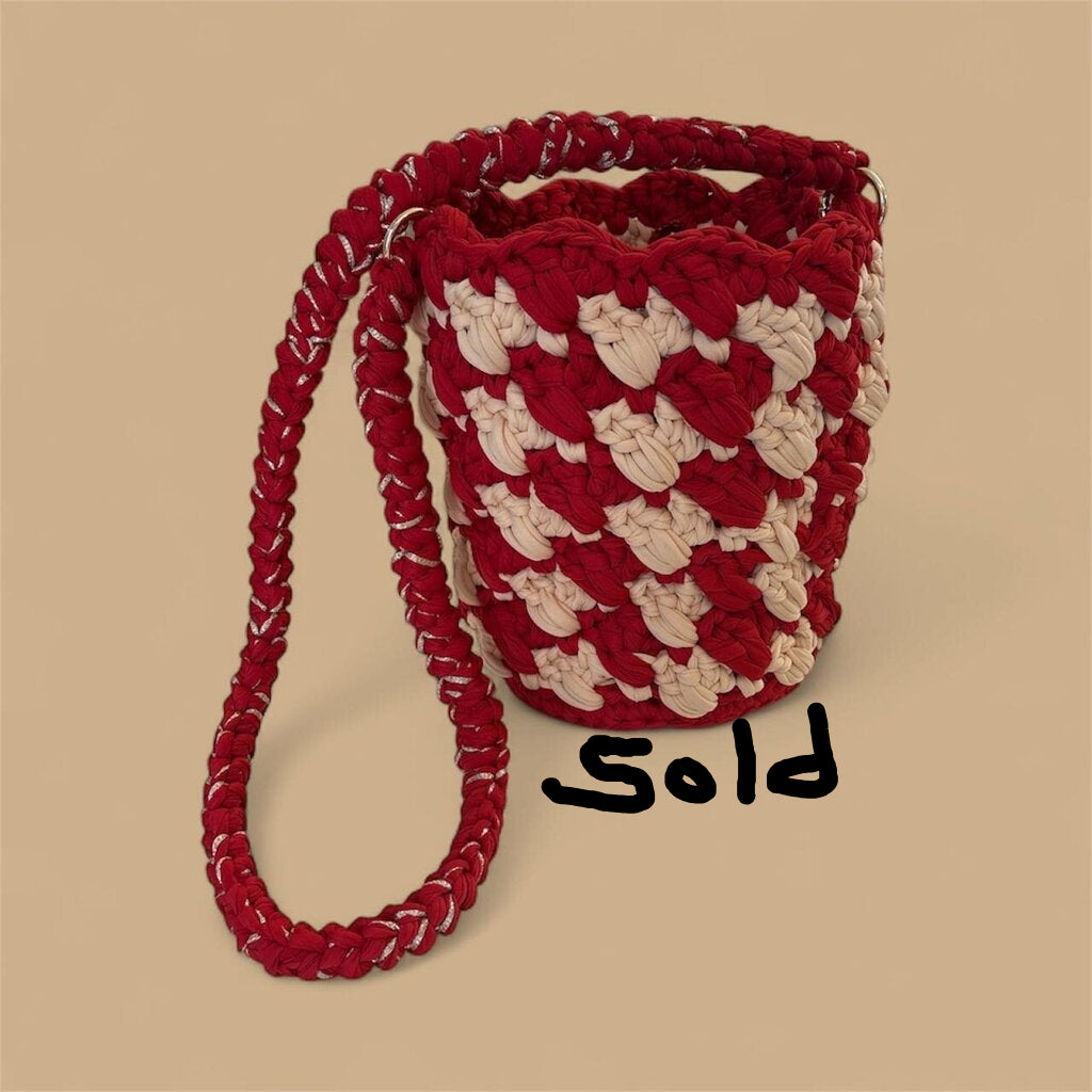 Handmade Crochet Bag-Multi