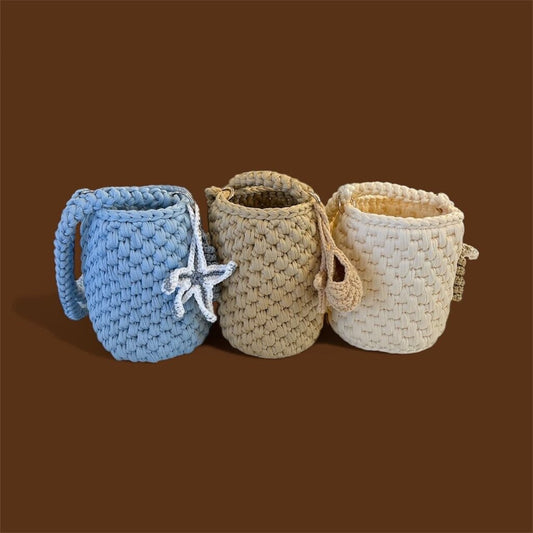 Handmade Crochet Bag- Bucket