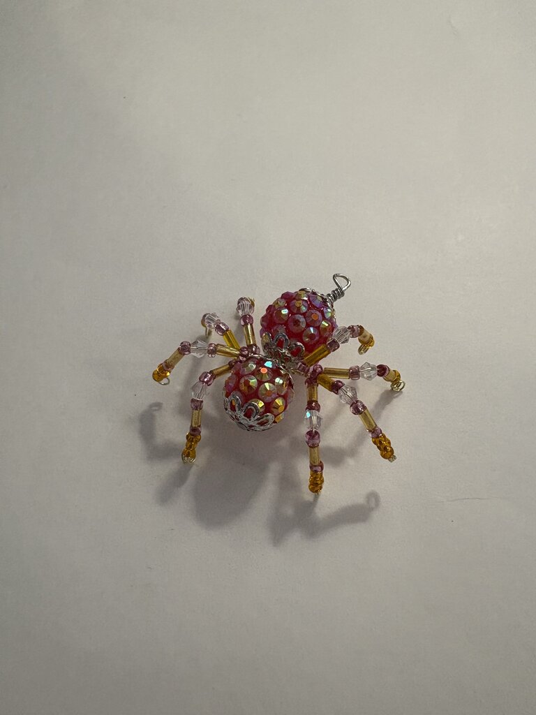 Handmade Beaded Mini Spider