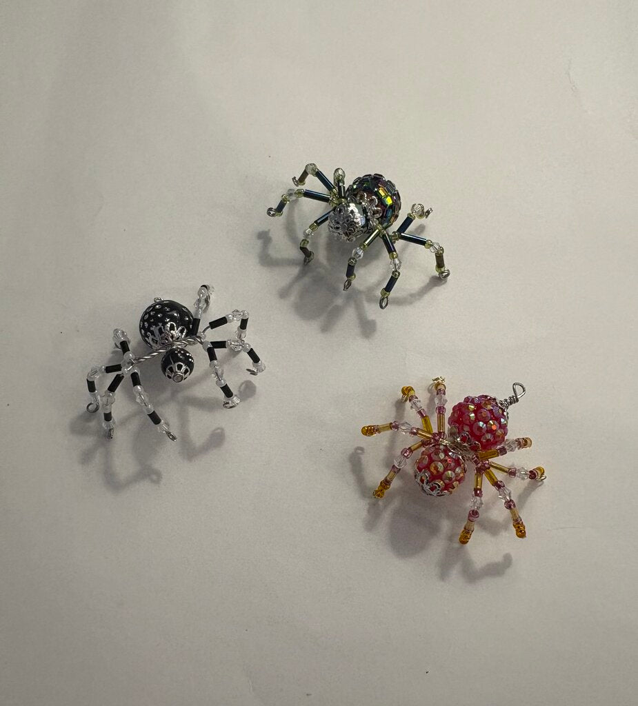 Handmade Beaded Mini Spider