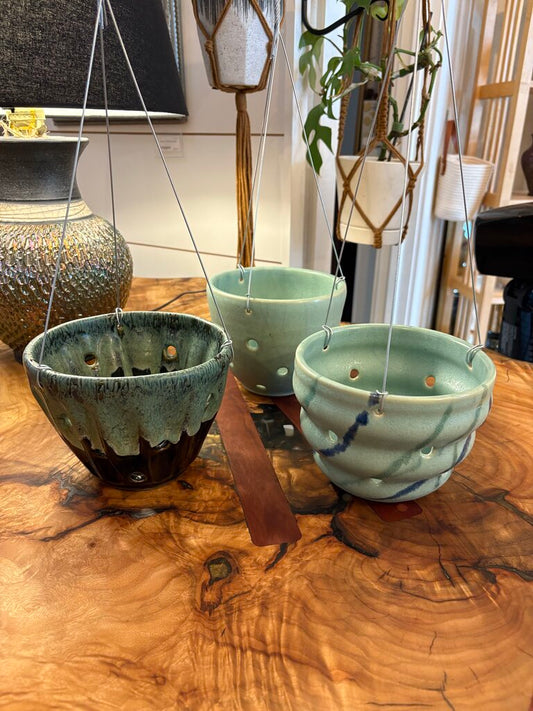 Stoneware Pottery Orchid Pot