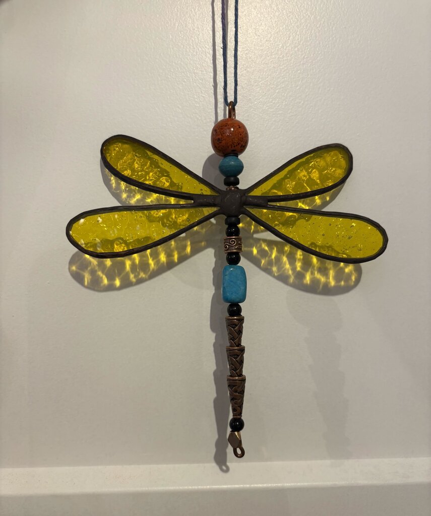 Stained Glass Art- Dragonfly