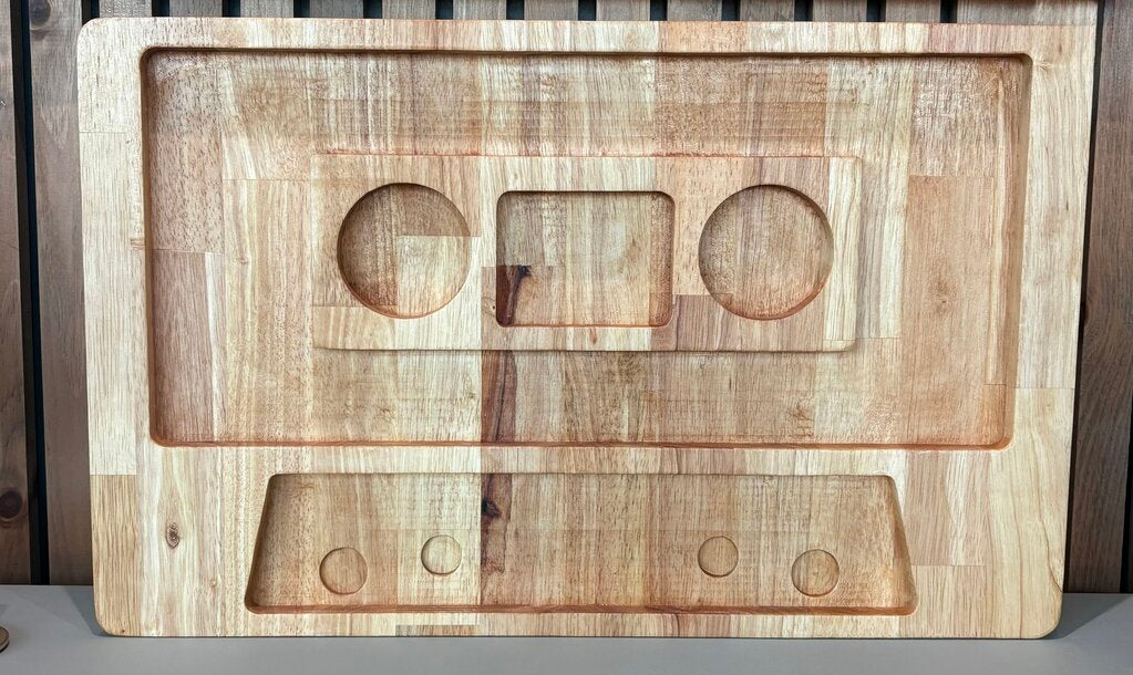 Cassette Tape Charcuterie Board