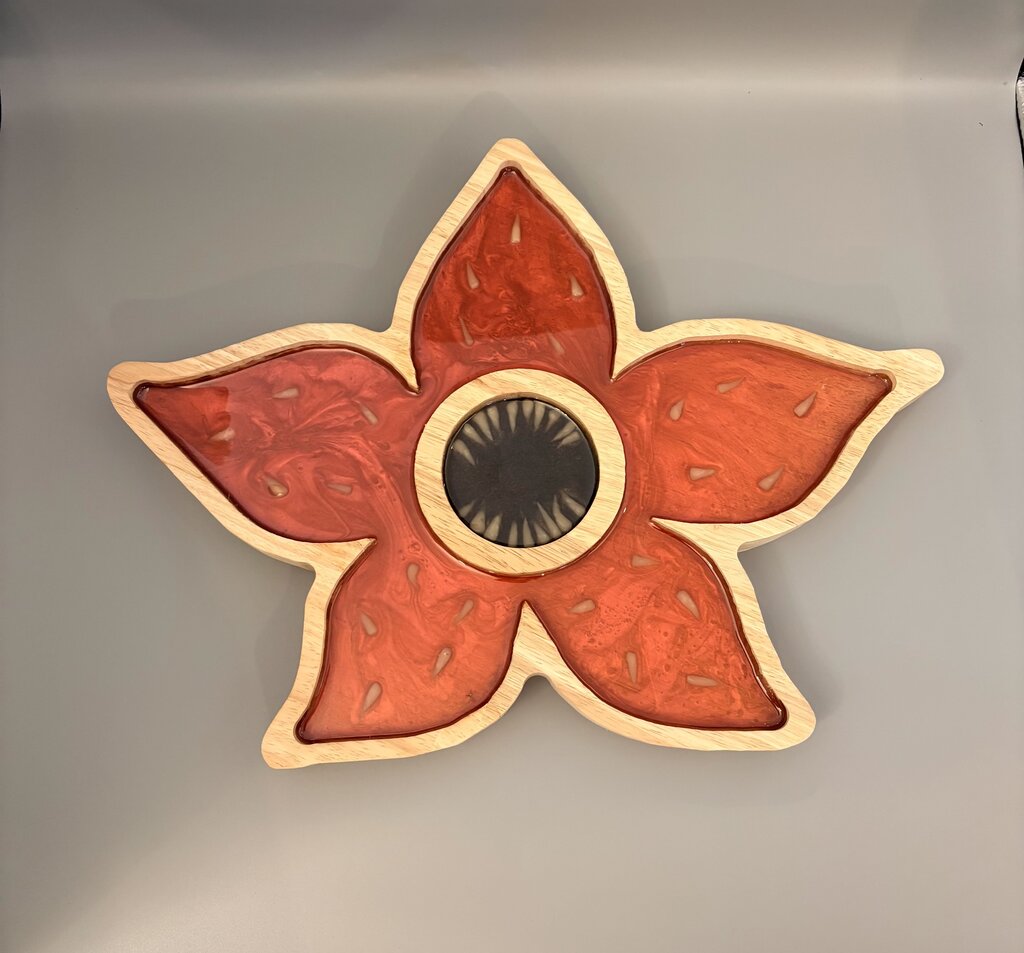 Resin Inlay Charcuterie Board-Demogorgon