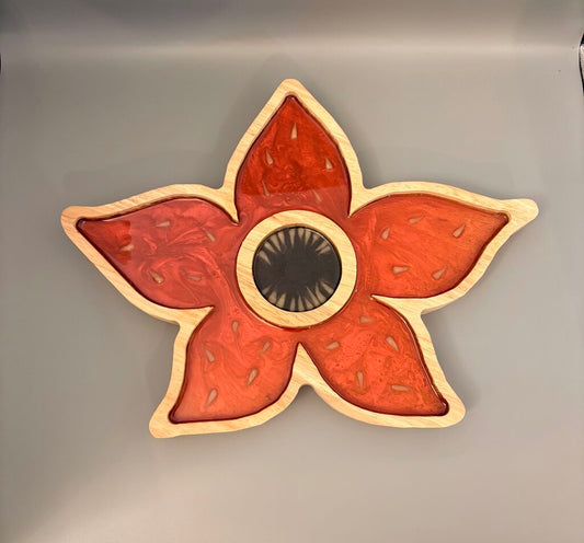 Resin Inlay Charcuterie Board-Demogorgon