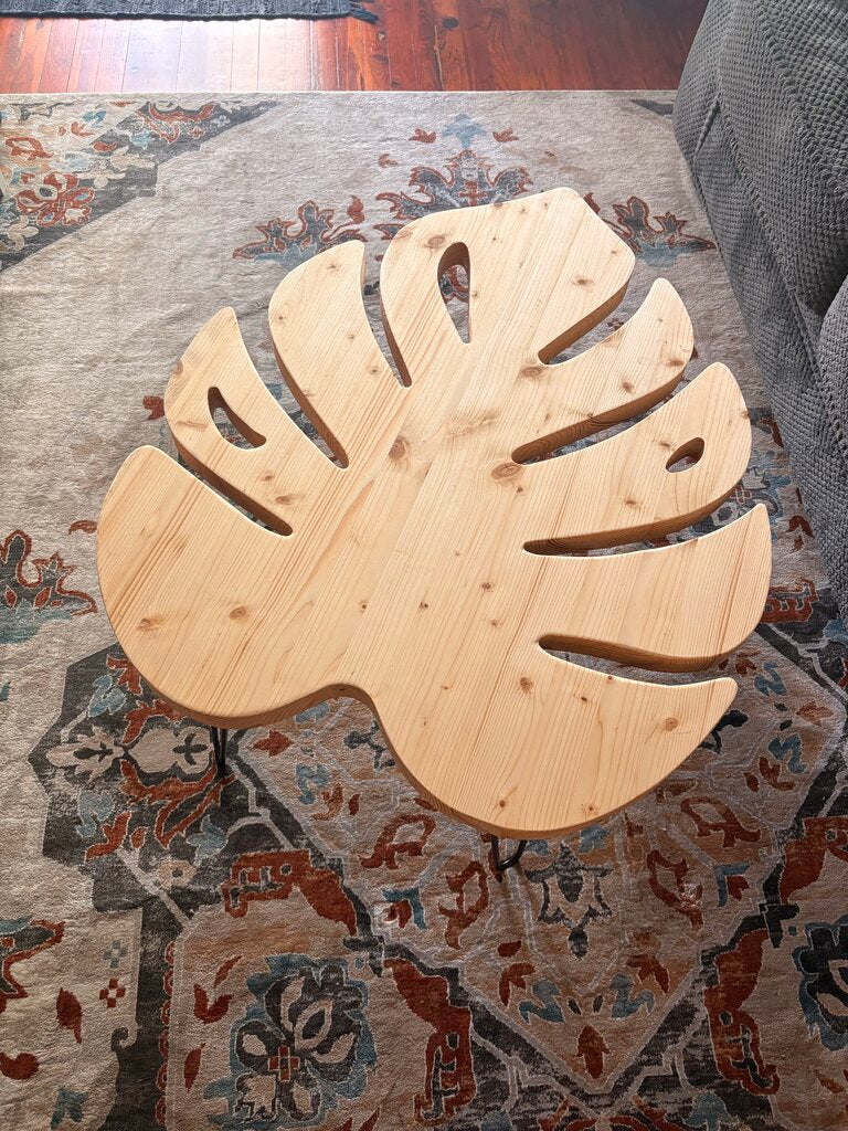 Monstera Leaf Coffee Table