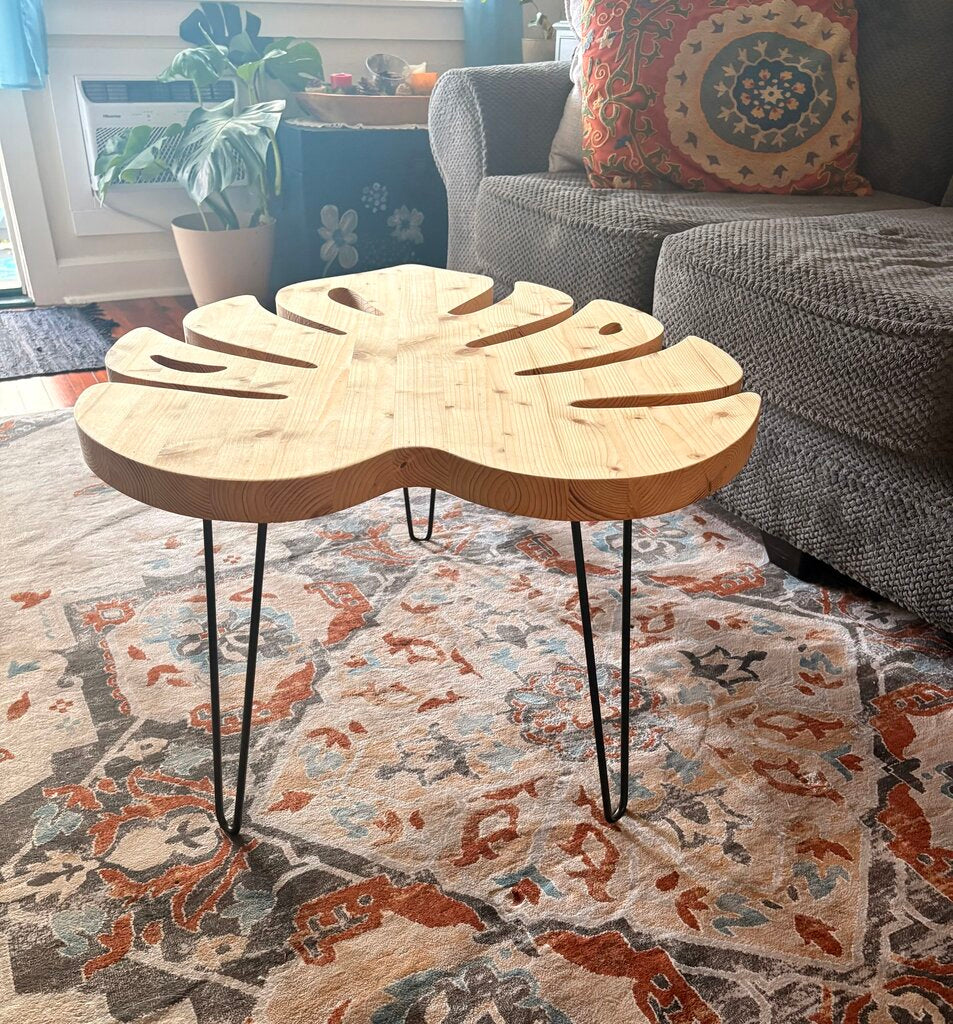 Monstera Leaf Coffee Table