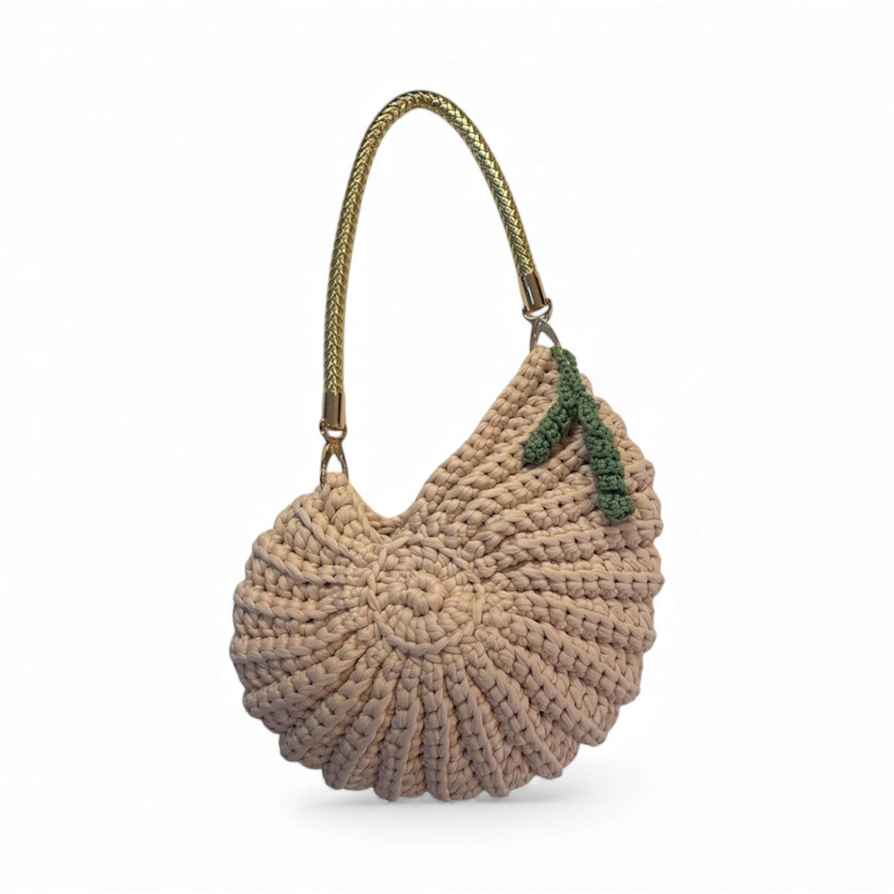Handmade Seashell Crochet Bag- Ariel
