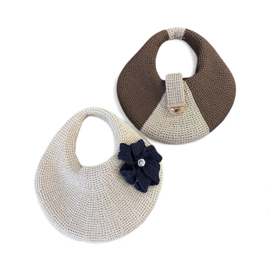 Handmade Crochet Bag- Nikki Round