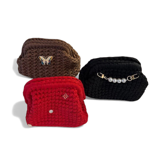 Handmade Crochet Bag- Sm Clutch